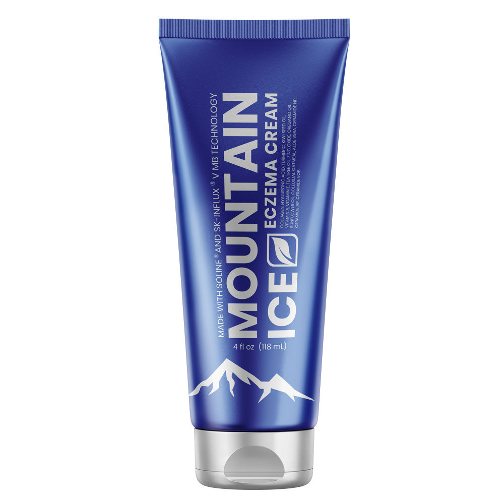 Pain Relief | Mountain Ice Eczema Cream 4oz (Rebuild the Skin's Barrier + Retain Moisture Better) | Mountain Ice