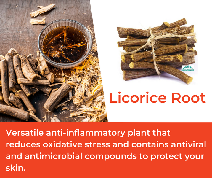 How Licorice Root Extract is Used in Mountain Ice Sports Recovery Gel
