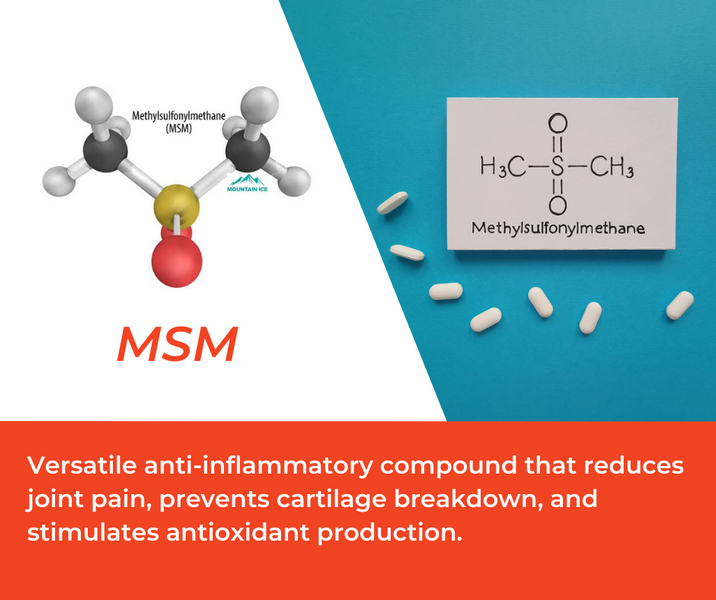 How MSM is Used in Mountain Ice Sports Recovery Gel