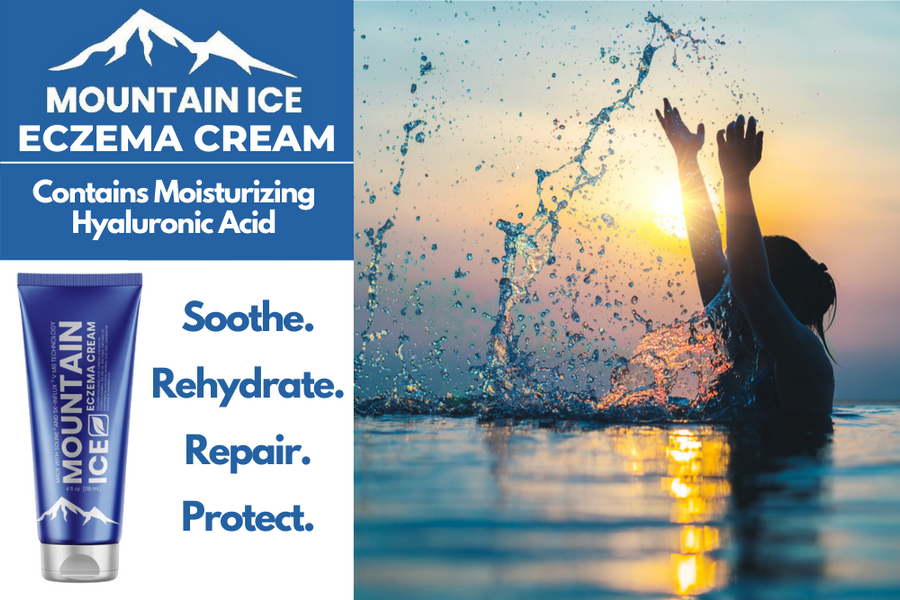 How Hyaluronic Acid Moisturizes Your Skin with Mountain Ice Eczema Cream