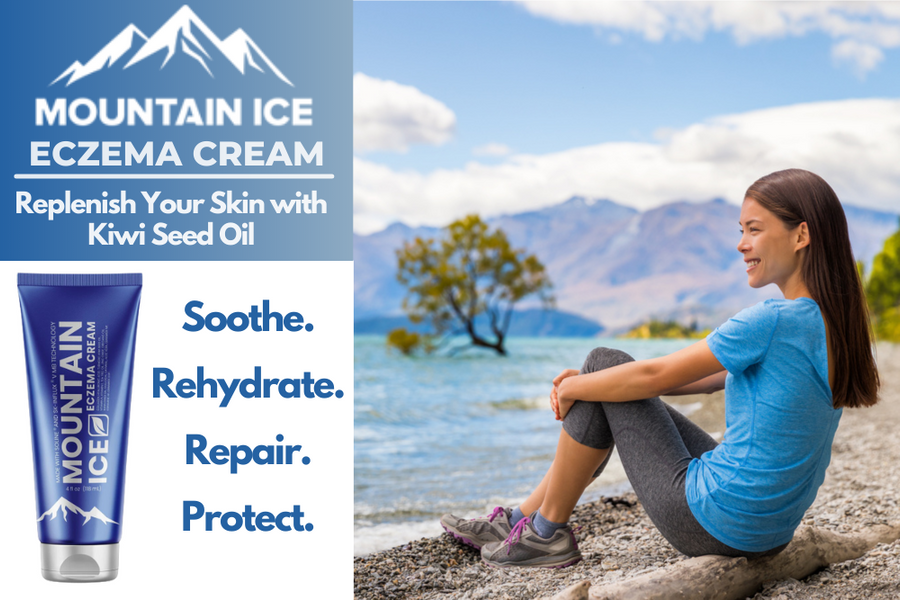How Kiwi Seed Oil Works in Mountain Ice Eczema Cream to Replenish Skin and Relieve Inflammation