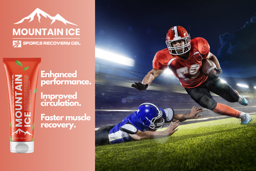 How Mountain Ice Sports Recovery Gel Can Reduce Pain from the Most Common Orthopedic Football Injuries