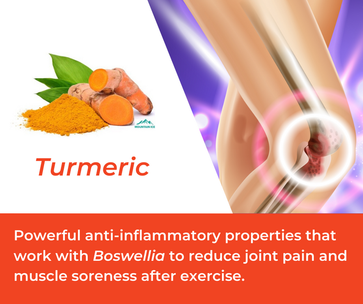 How Turmeric is Used in Mountain Ice Sports Recovery Gel