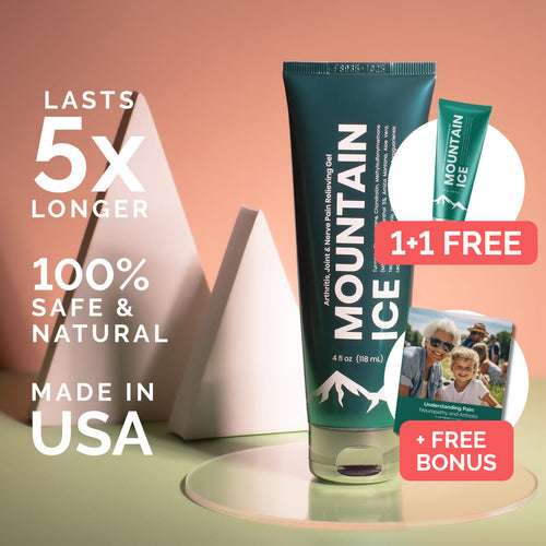 Mountain Ice All Natural Pain Relieving Gel 1+1 FREE