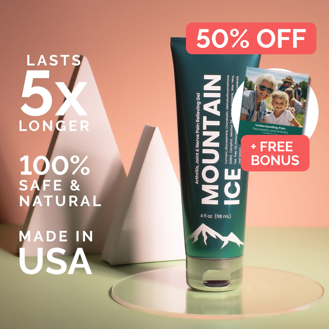 Mountain Ice All Natural Pain Relieving Gel 50% SALE