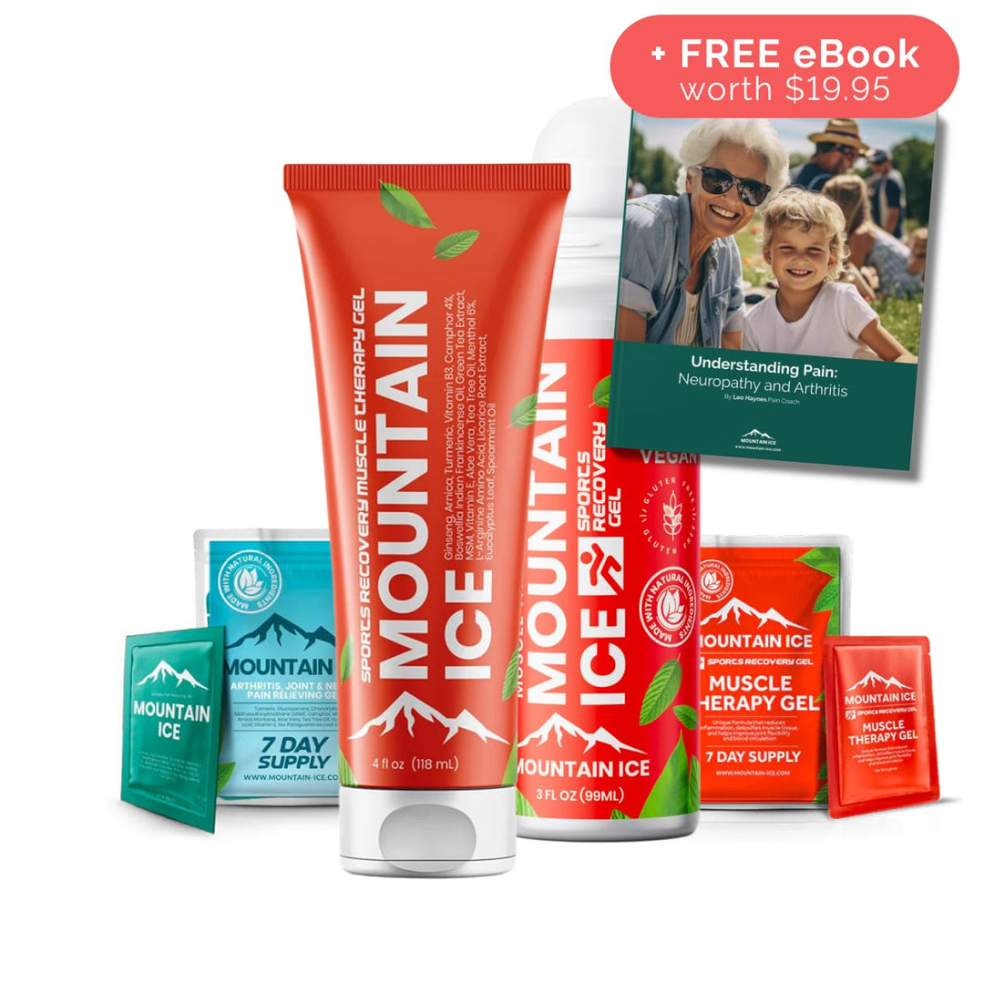 Muscle Massage Kit - Mountain Ice Pain Relief Gel