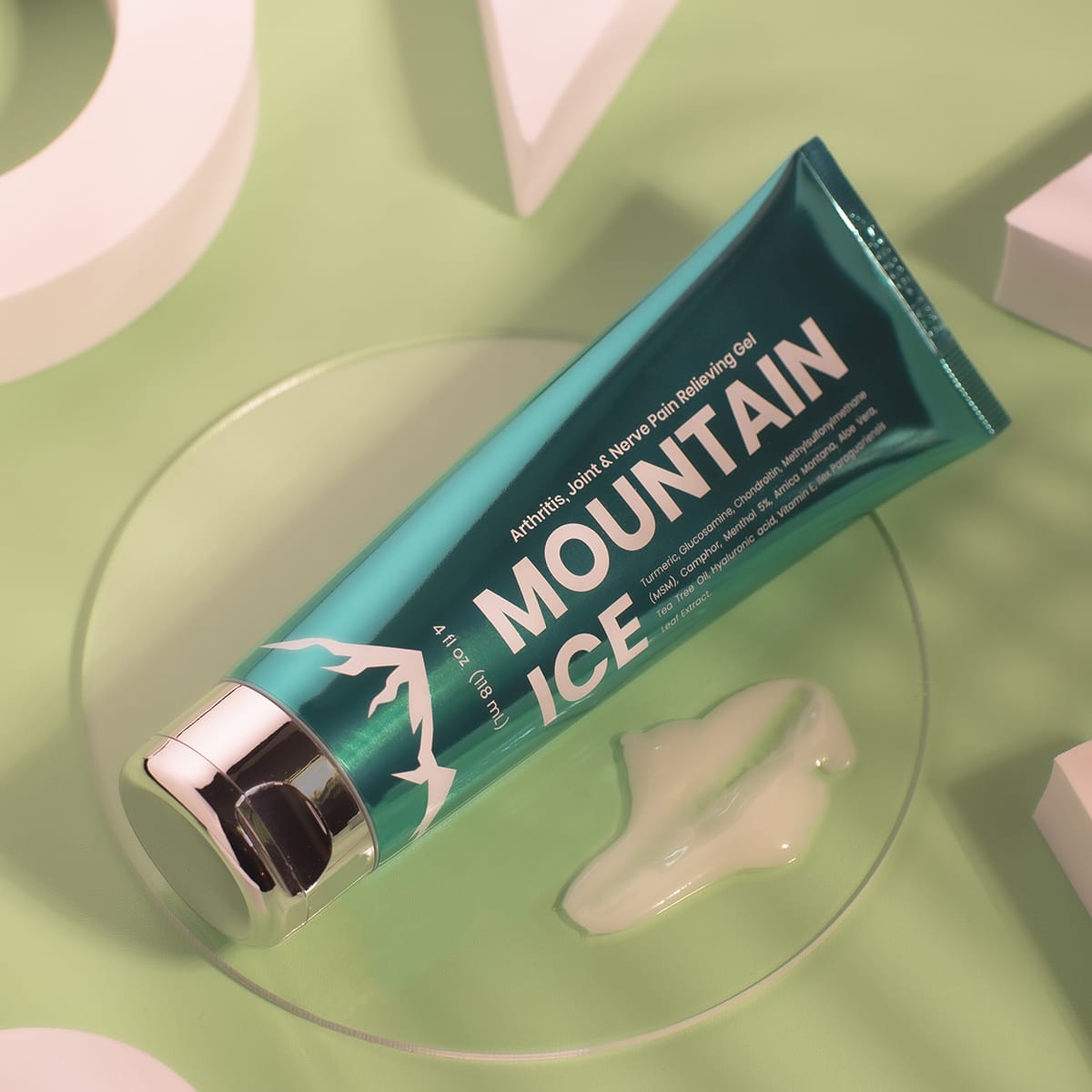 Mountain Ice All Natural Pain Relieving Gel 4oz.