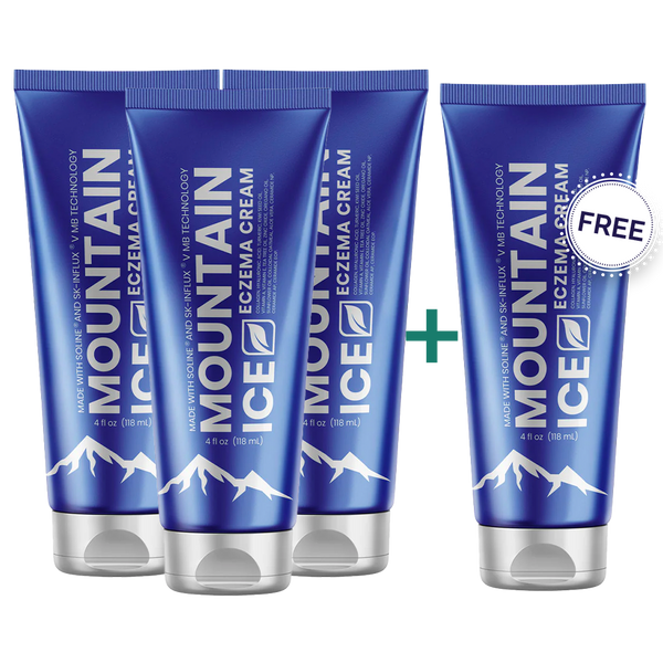 Mountain Ice - Eczema Cream 3+1 Free - Mountain Ice Pain Relief Gel