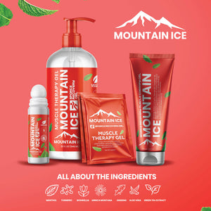 Pain Relief | Mountain Ice Sports Recovery Muscle Pain Relief Gel 4oz (3-PACK) | Mountain Ice