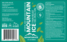 Load image into Gallery viewer, Pain Relief | Mountain Ice Arthritis, Jont &amp; Nerve Pain Relief Gel with Natural Ingredients Roll-on 3 oz | Mountain Ice