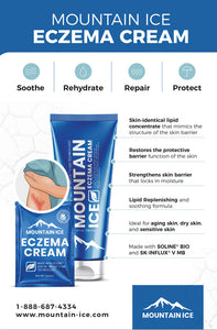 Pain Relief | Mountain Ice Eczema Cream Sample Pack (Rebuild Skin's Barrier + Retains Moisture Better) | Mountain Ice