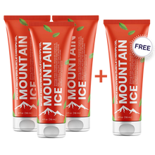 Load image into Gallery viewer, Pain Relief | Mountain Ice Sports Recovery Muscle Therapy Gel 4oz Tube 3+1 Free | Mountain Ice