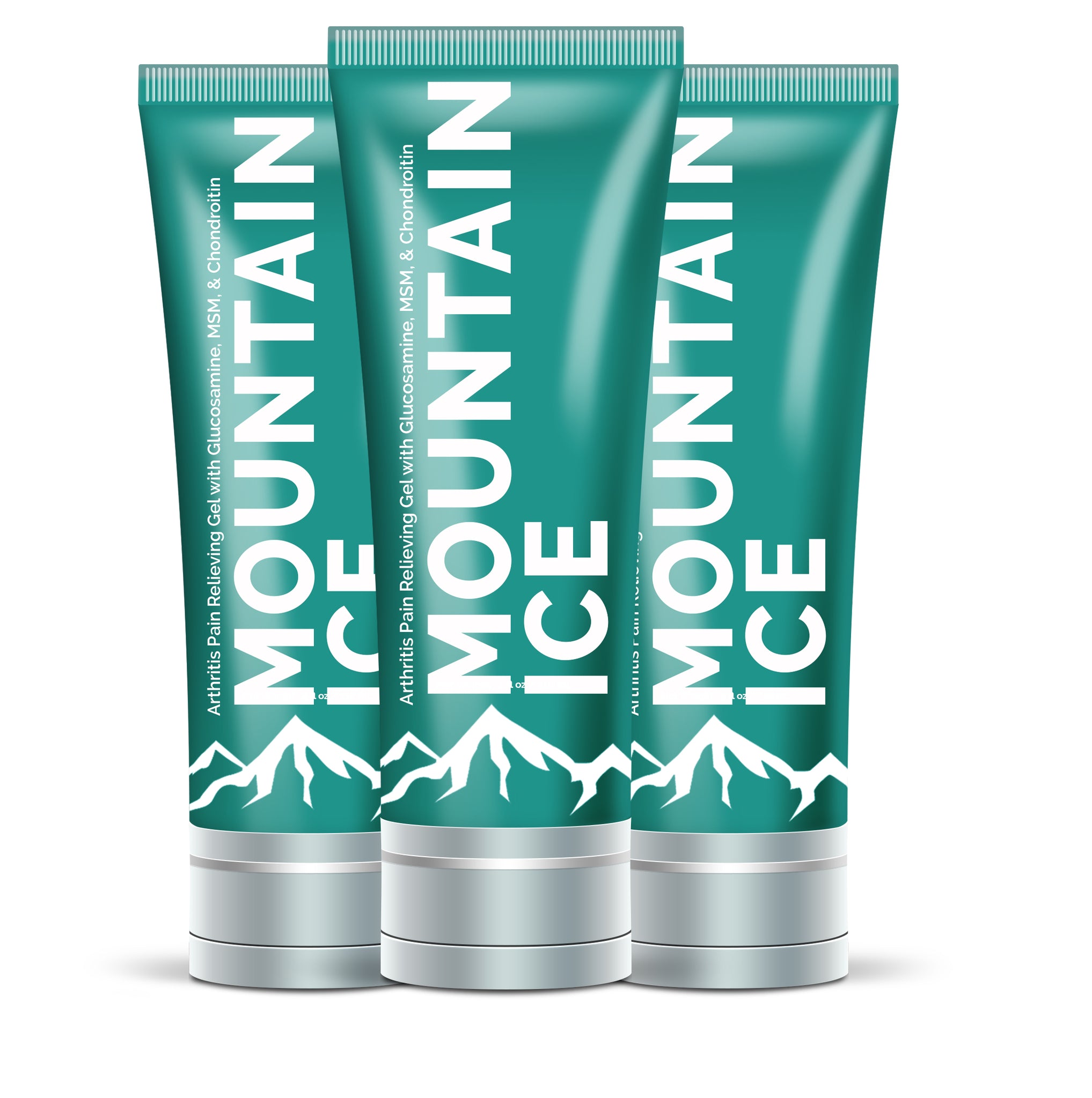 Mountain Ice Sports Recovery Muscle Pain Relief Gel 4oz (3-pack)